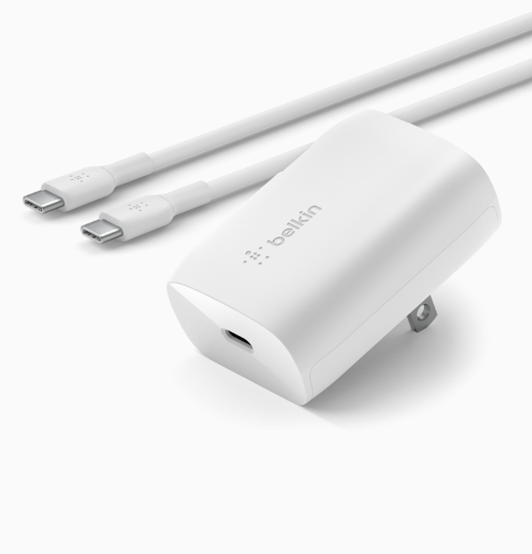 USB-C Wall Charger w/USB-C Cable - Safe, Reliable Charge | Belkin US USB-C Wall Charger w/USB-C Cable - Safe, Reliable Charge | Belkin US